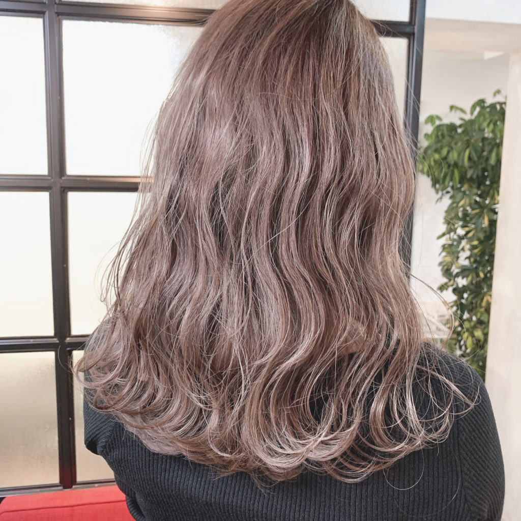 オススメカラー グレージュカラー ピンクベージュ ミルクティーカラー 淡い髪色 パステルカラー Sakura